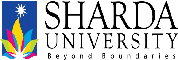 sharda university logo